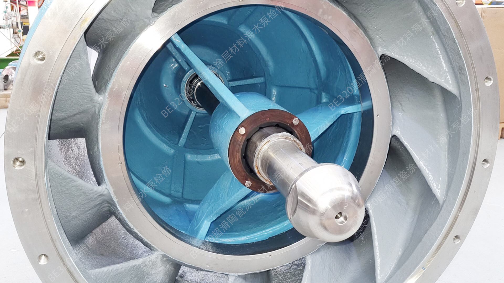 海水淡化泵扩散器腐蚀采用高分子材料进行维修